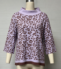 Leopard Sweater 3/4 Sleeve